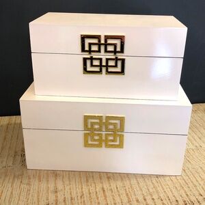 Wooden Keepsake Box- Set of Two